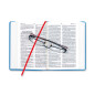 Bíblia DN42C | Azul | Capa vinil | Concordância | Letra pequena